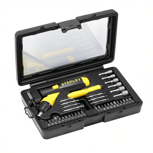 Stanley 40 Piece Ratchet <b>Screwdriver</b> <b>Bit</b> <b>Set</b> With Case And <b>Bits</b> For Precision Repair Tasks - Product Image 2