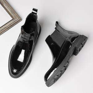 Zapatos Formales de Negocios para Hombre, de Cuero Genuino, con Punta Cuadrada, Estilo Oxford, para Boda, Diseño Antideslizante - Product Image 4