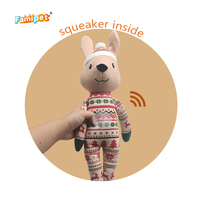 Famipet Fabricant Grossiste Nouveaux Jouets en Peluche pour Animaux à Thème de Noël, Design Animaux, Jouets Sonores pour Chiens