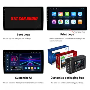 Pemutar dvd mobil Android 12, Radio Stereo 9 inci untuk mobil, dvd android 12, layar utama Audio Stereo Universal, radio mobil Android