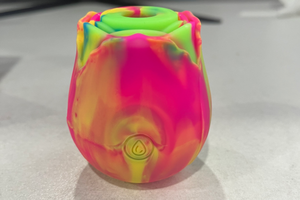 Vibratore a Forma di Rosa Colorato per Donne, Stimolatore Clitorideo e del Punto G, Vibratore per Capezzoli, Giocattolo Sessuale Femminile - Product Image 4