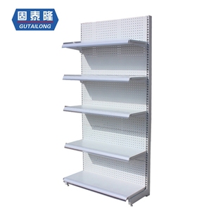 Estantería de Exhibición Metálica de Doble Cara con Acabado en Polvo para Tiendas, Góndola de Exhibición para Minoristas, Estanterías para Supermercados y Tiendas de Abarrotes - Product Image 3