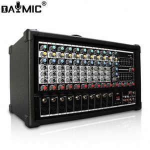 Console de mixage numérique OEM 6, 8, 10, 12 canaux, son audio professionnel avec amplificateur de puissance, boîte d'amplification pour DJ, maison, KTV, spectacle - Product Image 3