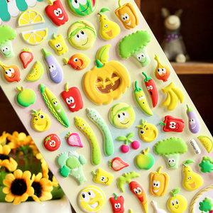 Adesivi Personalizzati per Bambini con Disegni di Torte, Hamburger, Frutta e Verdura - Product Image 3