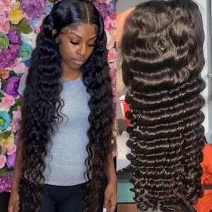 Wave <b>Wig</b> Pre Plucked Transparent Hd Lace Front <b>Wigs</b> Remy Virgin Human Hair Lace Frontal <b>Wigs</b> <b>for</b> <b>Black</b> <b>Women</b> - Product Image 4