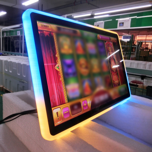 Pct bốn/Hai Mặt 23.8 LCD Halo LED-khung màn hình cảm ứng pcap phẳng màn hình chơi game cho baccarat Màn hình máy - Product Image 1