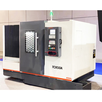 TCK50AY Chine 4 axes Live Tooling Slant Bed CNC Lathe Y Axis pour métal