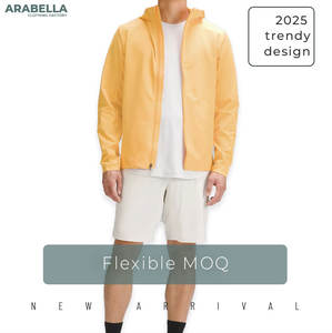Vêtements de course à pied personnalisés Arabella 2026 avec logo, taille plus, hommes et femmes, veste coupe-vent en nylon recyclé pour l'extérieur - Product Image 2