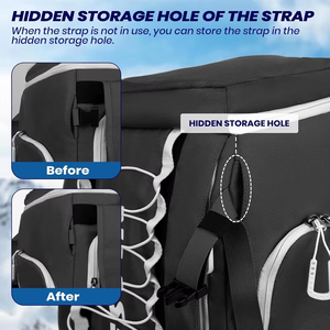 Sac de sport thermique à roulettes imperméable personnalisable pour chaussures de <span class=keywords><strong>ski</strong></span>, bottes, <span class=keywords><strong>casque</strong></span> pour les loisirs de plein air et les voyages - Product Image 4