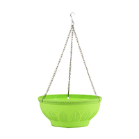 Pots de fleurs suspendus ronds en plastique pour le jardin vente en gros