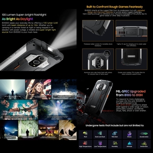 Blackview BV9300 Telêmetro a laser para celular, bateria robusta de 12GB+256GB 15080mAh, Android 12 MTK Helio G99, Blackview BV9300 - Product Image 4