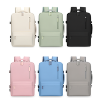 Sac à dos étanche avec chargement USB antivol grande capacité cabine avion voyage Bagage à main sacoche unisexe pour ordinateur portable