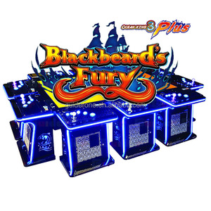 2025 Mới Nhất Chất Lượng Cao Cá Trò Chơi Bảng 10 Người Chơi Giải Trí Arcade Tủ Râu Đen Của Fury - Product Image 1