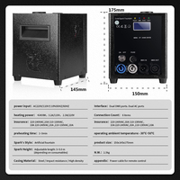 Machine à étincelles froides 500W pour mariage, DJ, fête, scène, machine à étincelles télécommandée DMX, feux d'artifice froids