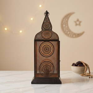 Wholesale Metal <b>Moroccan</b> Lantern With Intricate Cutout Design For Ramadan Home <b>Decorations</b> - Product Image 2