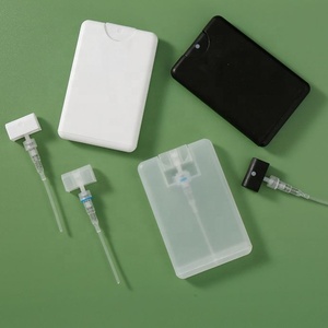 <b>Pocket</b> 20ml PP Credit Card Hand Sanitizer Spray Bottle Empty Credit Card Perfume Bottle With Spray Cap - Product Image 6