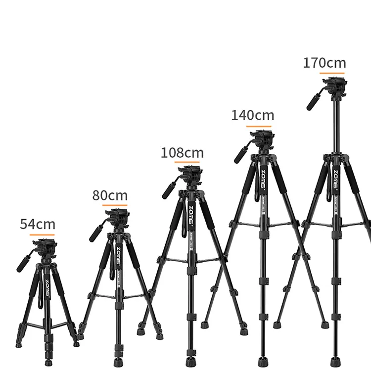 Cheaper Price Better Quality Camera Video Tripod Mobile Tripod Stand With Fluid Pan Head Tripod