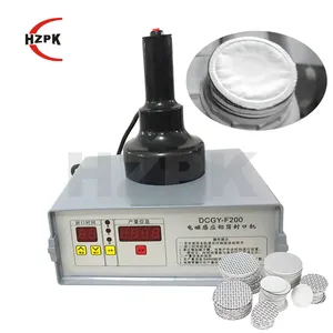HZPK F200 ручной пластиковый стеклянный флакон индукционный герметизатор ручная машина для запечатывания алюминиевой фольги