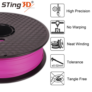 Filament PLA ABS PETG Sting3D 1,75 mm pour impression 3D, échantillon gratuit, sans nœuds, OEM/ODM - Product Image 4
