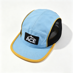 Gorra de Lona de 5 Paneles para Hombre, Dos Tonos, Secado Rápido, Transpirable, Ligera, para Correr, Ciclismo, Senderismo, Deporte al Aire Libre, con Logotipo Personalizado - Product Image 5