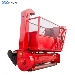 Napier Grass Tractor Mounted Straw Silage <b>Harvester</b> Forage Stalk Cutter and Collector for Animal Feed <b>Corn</b> Silage <b>Harvester</b> - Product Image 1