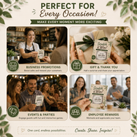 Cartes à gratter promotionnelles personnalisées pour cafés et restaurants, en papier offset écologique, avec remerciements et récompenses, vente en gros, conception gratuite