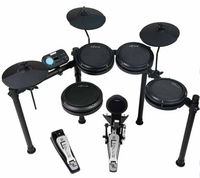 Batteries électroniques professionnelles E-Force Music, série Explorer Plus - Tous les éléments en mesh - 3C, kits de batterie électronique portables de haute qualité