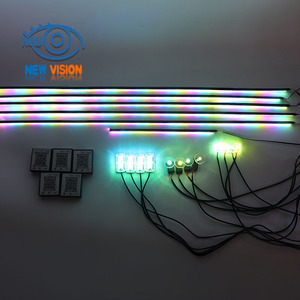 Kit d'éclairage LED pour voiture 20 en 1 16 millions de couleurs pour portes de tableau de bord et porte-gobelets (ajustement universel) - Product Image 2