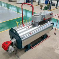 Chaudière à vapeur au gaz naturel industrielle de 15 tonnes, 10,5 MW, entièrement automatique, pour système de chauffage collectif