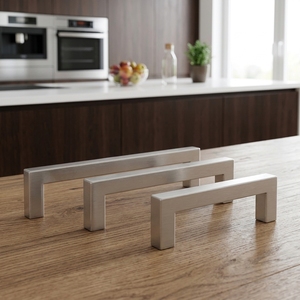Furnitur meja rias baja tahan karat <span class=keywords><strong>Modern</strong></span> kenop pegangan laci mewah emas hitam tarik untuk kamar tidur lemari dapur lemari baru - Product Image 2