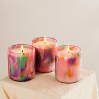 Bougie parfumée en cire de soja de qualité supérieure, décorative pour la maison, personnalisée, dans un bocal en verre, imprimé léopard, aromathérapie