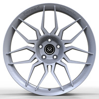 Convient aux voitures de luxe BMW M3 Custom 1-PC Jantes en alliage d'aluminium forgé argenté 19 20 et 21 pouces Motif de boulon 5x112