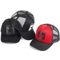 Custom logo sportieve luipaardprint tweekleurige hiphop baseballcap outdoor zonneklep ademende mesh foam trucker pet