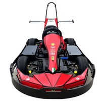 Kart électrique de course sur piste pour adultes, kart à quatre roues pour club, équipement de parc d'attractions, capacité de charge de 200 kg, 2000 W, 80 km/h
