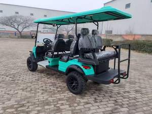 Carrito de Golf Utilitario de 4 Asientos con Aluminio y Caja de Carga, Carrito de Golf Eléctrico con Plataforma de Carga - Product Image 2