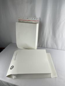 Abito biodegradabile personalizzato bianco Kraft Mailer borsa abbigliamento corriere busta di spedizione busta della borsa postale con il - Product Image 3