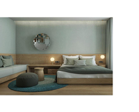 Komplettes Modernes Hotelzimmer-Möbelset 5-Sterne Schlafzimmer-Set Super-King-Size Moderne Hotel-Schlafzimmermöbel