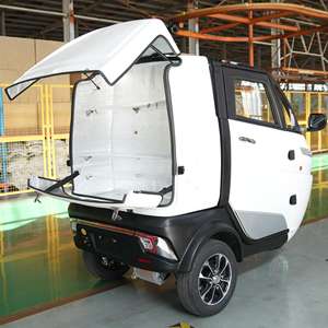 Motocicleta Eléctrica de Carga de Tres Ruedas con Cabina, Mini Triciclo Eléctrico Cerrado con Batería de Litio Blanca de China - Product Image 6