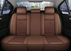 Conjunto completo todo incluido Universal de lujo impermeable PU cuero personalizado universal funda de asiento de coche pu