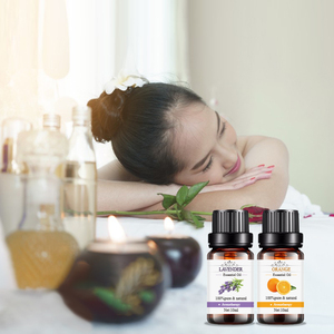 Juego de aceites esenciales de aromaterapia naturales puros, 2 uds., limón, naranja, árbol de té y menta fresca perfumada, difusores de eucalipto y lavanda - Product Image 3