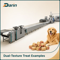 Ligne de traitement des aliments pour animaux de compagnie en acier inoxydable SUS304 à double texture avec garantie de 2 ans