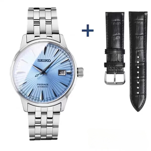 Đồng hồ nam Seiko NH35A Movement <span class=keywords><strong>AAA</strong></span>+ màu xanh, máy cơ, thể thao, sang trọng, chống nước, dây thép không gỉ, đa chức năng, dành cho doanh nhân - Product Image 3