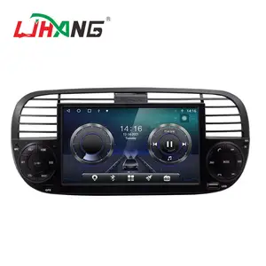 1 din Android 13 6+128G car multimedia player For fiat 500 Abarth 2007-2015 stereo gps navigation radio DSP carplay