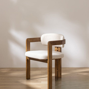 <span class=keywords><strong>Chaise</strong></span> de salle à manger <span class=keywords><strong>en</strong></span> <span class=keywords><strong>bois</strong></span> massif au design moderne <span class=keywords><strong>avec</strong></span> accoudoirs pour la maison, le restaurant, l'hôtel - Product Image 6
