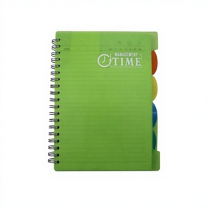<span class=keywords><strong>Quaderno</strong></span> <span class=keywords><strong>a</strong></span> Spirale A5 con <span class=keywords><strong>4</strong></span> Divisori in PP, Copertina Semplice in PP, Quaderni <span class=keywords><strong>a</strong></span> Spirale Personalizzati <span class=keywords><strong>a</strong></span> <span class=keywords><strong>Righe</strong></span>, Vendita all'Ingrosso per Studenti - Product Image 1