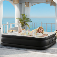 Matelas pneumatique gonflable Matelas pneumatique avec pompe intégrée Pompe rechargeable Camping Twin Size Blow Up Air Bed Mattress