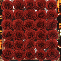 Fleur artificielle en soie lumineuse, réaliste, avec paillettes dorées, pour décoration de mariage et de maison, vente en gros