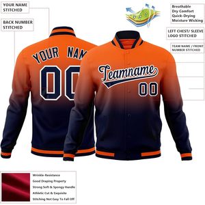 Personalized Varsity <b>Jacket</b> Custom Stitched With Name Number Unisex Baseball Style Sporty Autumn Breathable Men Women Youth - Product Image 3