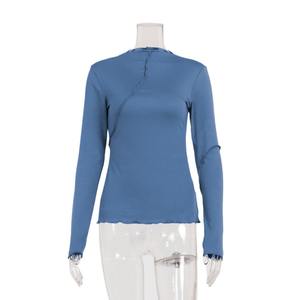 Turtleneck Y2K 2024 Long Sleeve <strong>T</strong> <strong>Shirts</strong> <strong>Women</strong> White Autumn Winter Casual Black Basic Gray Sexy Tops <strong>90s</strong> Fashion Vintage - Product Image 5