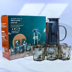 <span class=keywords><strong>Pot</strong></span> <span class=keywords><strong>à</strong></span> <span class=keywords><strong>eau</strong></span> de 1,5 L avec 6 tasses, poignée, style nordique tendance, pour la maison, la cuisine, théière <span class=keywords><strong>en</strong></span> <span class=keywords><strong>verre</strong></span> pour <span class=keywords><strong>eau</strong></span> froide - Product Image 4